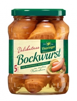 EWU Delikatess Bockwurst im zarten Naturdarm 5x80g