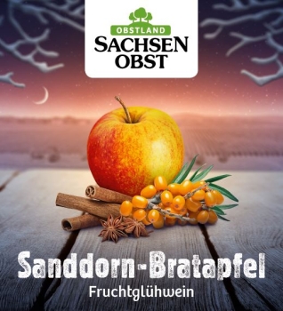 Sanddorn Bratapfel Glühwein Bag in Box 3l