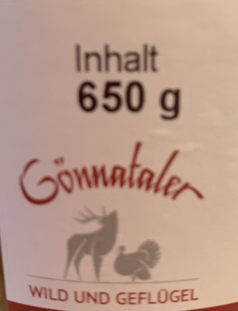 Gönnataler Gänsebraten 0,650 kg