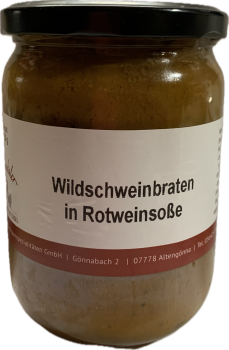 Goennataler Wildschweinbraten Hausmannskost