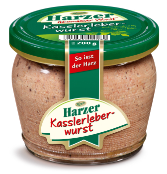 Harzer Kassler Leberwurst 1x 0,200 kg