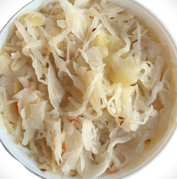 Frisches rohes Sauerkraut 1kg GEVEMO